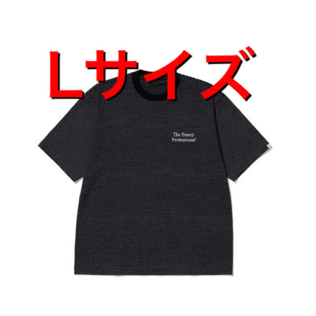 国内配送 新品 ennoy ボーダーTシャツ ブラック Lサイズ XLサイズ