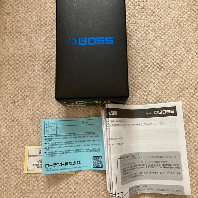 BOSS(ボス)のBOSS  SD-1w  japan 楽器のギター(エフェクター)の商品写真