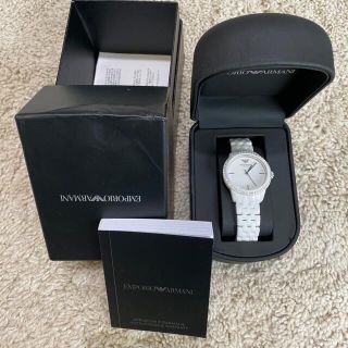 エンポリオアルマーニ(Emporio Armani)の【新品・未使用】エンポリオアルマーニ　セラミック　レディース　時計(腕時計)