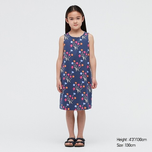 marimekko(マリメッコ)の140 marimekko　ユニクロ　日本未入荷　女の子　ワンピース キッズ/ベビー/マタニティのキッズ服女の子用(90cm~)(ワンピース)の商品写真