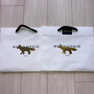 メゾンキツネ(MAISON KITSUNE')のメゾンキツネ　Maison kitsune ショッパー　伊勢丹　パリ購入時(トートバッグ)