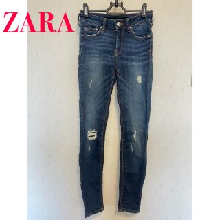 ザラ(ZARA)の【ZARA】ダメージデニム スキニー(デニム/ジーンズ)