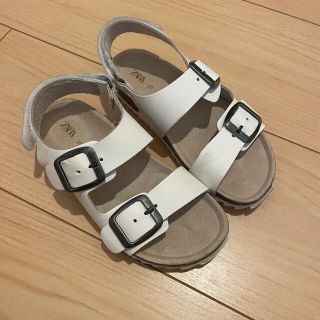 ザラキッズ(ZARA KIDS)のZARA kids レザーサンダル(サンダル)