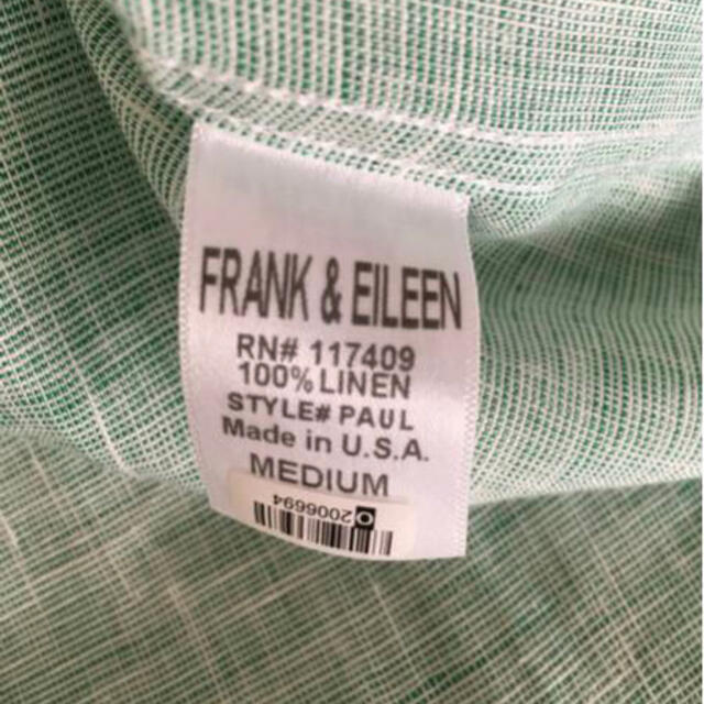 Frank&Eileen(フランクアンドアイリーン)のFrank&Eileen メンズシャツ　曇天様専用 メンズのトップス(シャツ)の商品写真