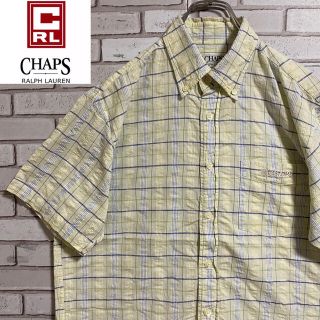 チャップス(CHAPS)の90s 古着 チャップス ラルフローレン  チェックシャツ ビッグシルエット(シャツ)