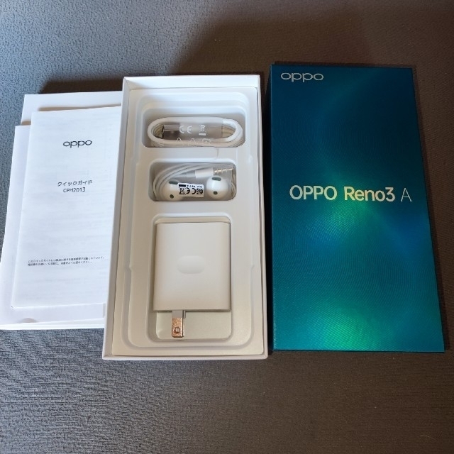 新品 未使用 OPPO Reno3A ブラックSIMフリー  UQモバイル版