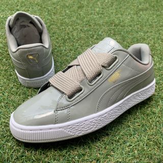 プーマ(PUMA)の美品25.5 PUMA プーマ  バスケットハート パテント T763(スニーカー)