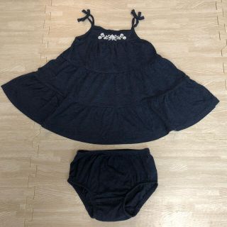 ベビーギャップ(babyGAP)の《baby GAP》ブルマ付キャミワンピース　18-24months(ワンピース)