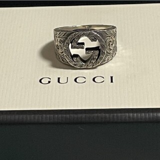グッチ(Gucci)のぴょこみん様専用☆GUCCI リング　指輪　メンズ　サイズ21 Gリング(リング(指輪))