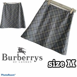 バーバリー(BURBERRY)のヴィンテージ Burberry ノバチェック スカート バーバリー(ひざ丈スカート)