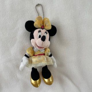 ディズニー(Disney)のディズニー　ミニー　ぬいぐるみキーホルダー(キャラクターグッズ)