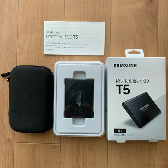 Samsung 外付けSSD T5 1TB USB3.1 Gen2対応