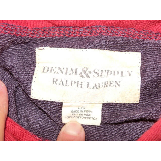 Denim & Supply Ralph Lauren(デニムアンドサプライラルフローレン)のラルフローレン デニム ネイティヴ プルオーバー パーカーUS L メンズのトップス(パーカー)の商品写真