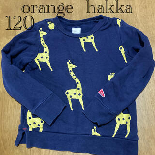 ハッカ(HAKKA)の専用⭐︎orange  hakka トレーナー　120(Tシャツ/カットソー)