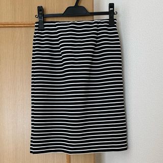 プロポーションボディドレッシング(PROPORTION BODY DRESSING)の【★美品★】プロポーションボディドレッシング＊ボーダースカート(ひざ丈スカート)