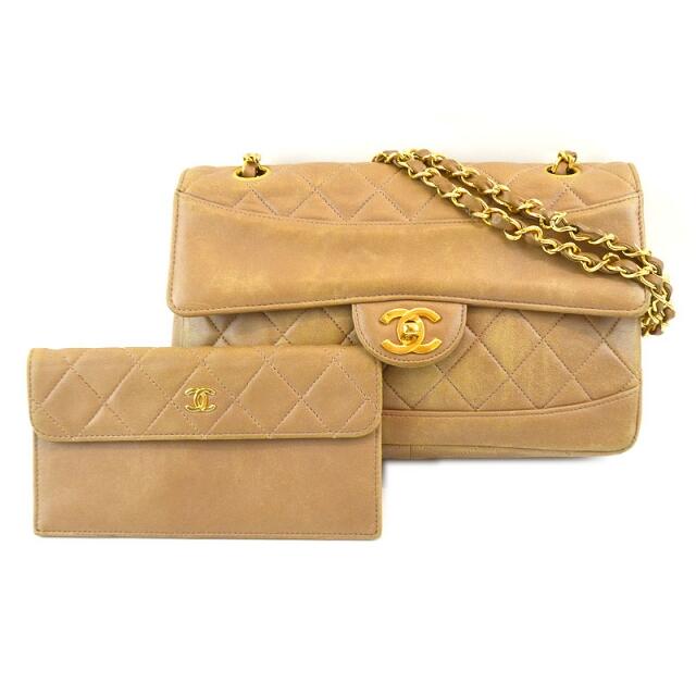 CHANEL - シャネル CHANEL マトラッセWチェーンショルタ ショルダーバッグ【中古】