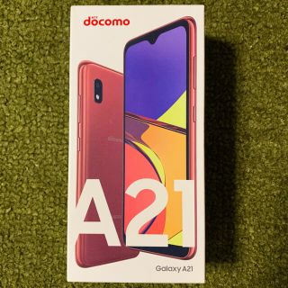 ギャラクシー(Galaxy)のGalaxy Ａ21 レッド 64GB  【最終値下げ】(スマートフォン本体)