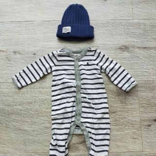 ベビーギャップ(babyGAP)の購入者様専用 ベビーGAP  帽子セット＋ミキハウスポンチョコート(カバーオール)