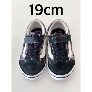 ヴァンズ(VANS)のVANS バンズ　キッズ　オールドスクール　カモ　スニーカー　19cm(スニーカー)