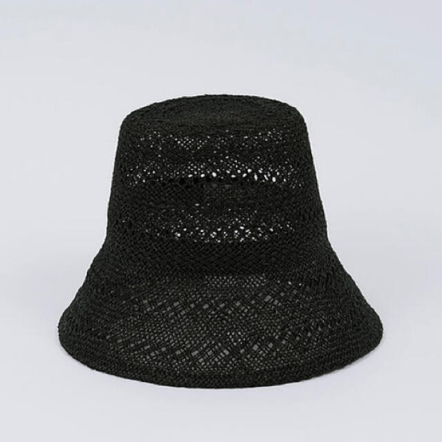 TOMORROWLAND(トゥモローランド)のメゾンドリリス　BACHIハット　ブラック レディースの帽子(麦わら帽子/ストローハット)の商品写真