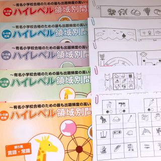 小学校受験　ジャック　領域別問題集　ハイレベ　合格ワーク　段階別ワーク