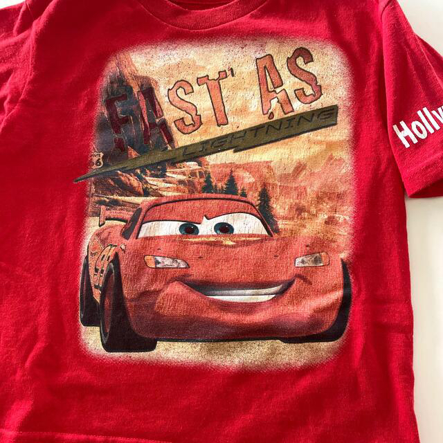 Disney(ディズニー)のカーズ　マックイーン　tシャツ ハリウッド　3歳　100cm 3T キッズ/ベビー/マタニティのキッズ服男の子用(90cm~)(Tシャツ/カットソー)の商品写真