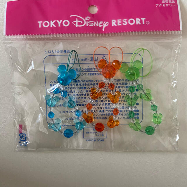 Disney(ディズニー)の【美品】ディズニーリゾート　お土産　ミッキー　ストラップ エンタメ/ホビーのおもちゃ/ぬいぐるみ(キャラクターグッズ)の商品写真