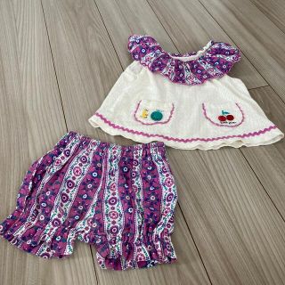 プチジャム(Petit jam)の70センチ　ベビー服　上下セット(その他)