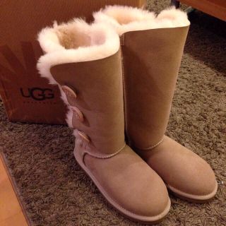 アグ(UGG)の未使用！UGGブーツ、US6.サンド色(ブーツ)