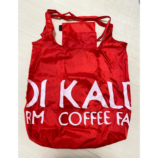 KALDI(カルディ)のカルディ　エコバック　赤　KALDI レディースのバッグ(エコバッグ)の商品写真