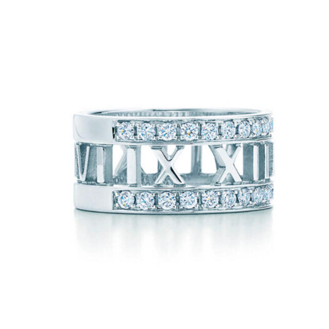 Tiffany & Co.(ティファニー)のティファニー☆アトラス　ハーフダイヤ　リング レディースのアクセサリー(リング(指輪))の商品写真