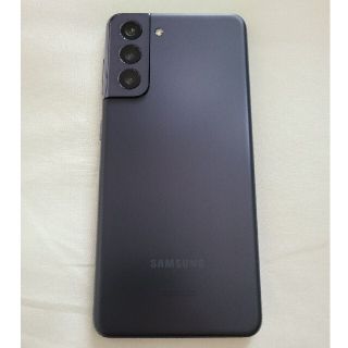 ギャラクシー(Galaxy)の【美品】Galaxy S21 ガラスコーティング済み(スマートフォン本体)