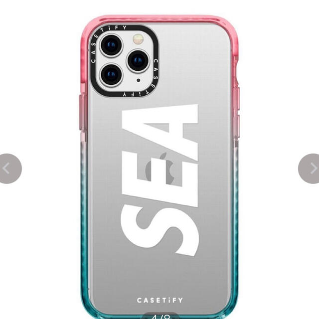 iPhone12 CASETIFY WIND AND SEA LEATHERスマホアクセサリー