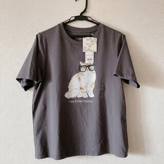 ユニクロ(UNIQLO)の新品未使用 ユニクロ UNIQLO ポール&ジョー UT Tシャツ メガネ猫 L(Tシャツ(半袖/袖なし))