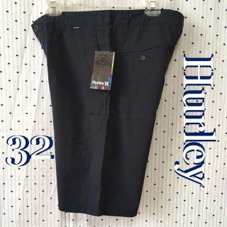 ハーレー(Hurley)のHurleyハーレーUSA限定100%コットンウォークショーツ★NAVY 32(ショートパンツ)