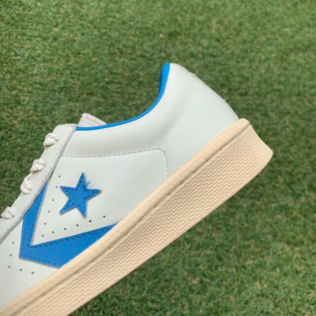 CONVERSE - 美品23.5 converse コンバース プロレザー OX 白青 CONVERSE - 美品23.5 converse コンバース プロレザー OX 白青