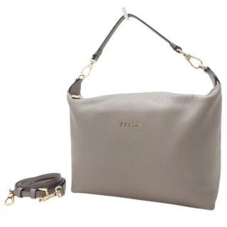 フルラ(Furla)のフルラショルダーバッグ レザー グレージュ 40800064028(ショルダーバッグ)