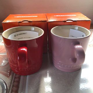 ルクルーゼ(LE CREUSET)の新品 ☆ ルクルーゼ  カプチーノマグ 200ml (2個セット)(グラス/カップ)