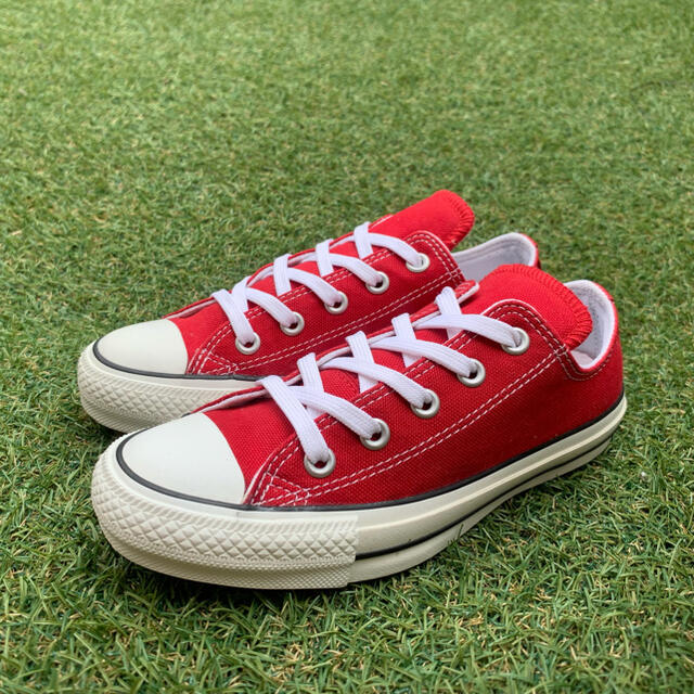CONVERSE(コンバース)の美品22.5 converseコンバース オールスター100 OX赤コンW110 レディースの靴/シューズ(スニーカー)の商品写真