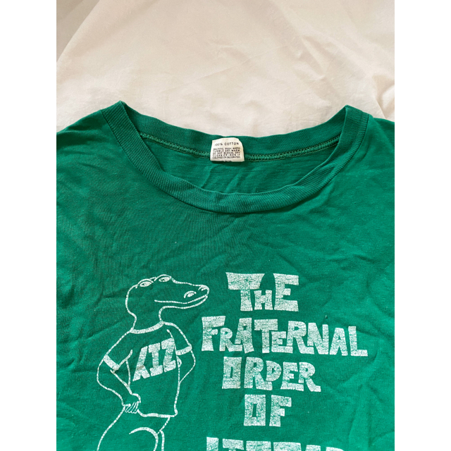 80s 90s vintage アニマル　ワニ　Tシャツ メンズのトップス(Tシャツ/カットソー(半袖/袖なし))の商品写真