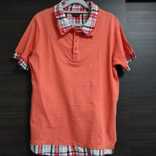 重ね着風カットソー　(Tシャツ/カットソー(半袖/袖なし))