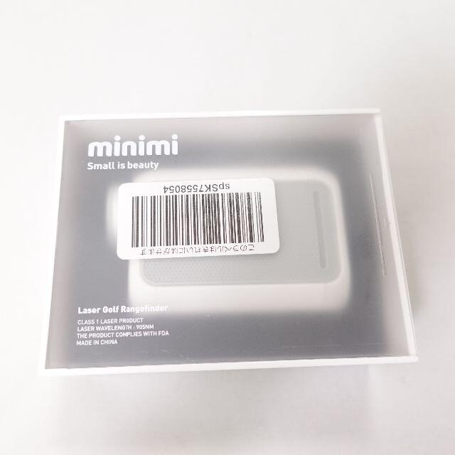 素材MINIMI　ゴルフ用レーザー距離計　ホワイト