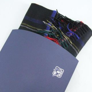 ジョンストンズ(Johnstons)の【専用】ジョンストンズ✴カシミアマフラー✴ブラックスチュワート✴チェック✴正規品(マフラー/ショール)