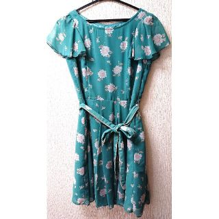 ミッシュマッシュ(MISCH MASCH)の☆断捨離特別sale!!☆MISCH MASCH  花柄シフォンワンピース(ひざ丈ワンピース)