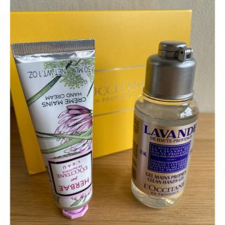 ロクシタン(L'OCCITANE)の新品未使用　L'OCCITANE ハンドジェル×ハンドクリーム　セット(ハンドクリーム)