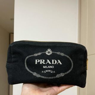 プラダ(PRADA)のPRADA カナパ　ブラック　ポーチ(ポーチ)