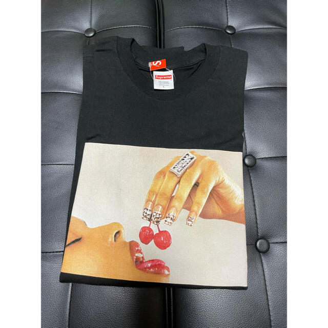 supreme cherry tee 黒 Lサイズ-