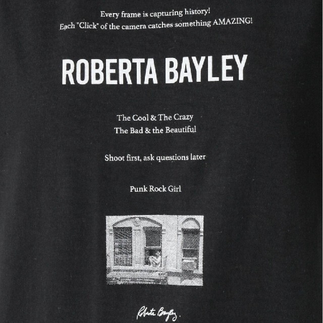 SLOBE IENA(スローブイエナ)のROBERTA BAYLEY グラフィックTシャツ メンズのトップス(Tシャツ/カットソー(半袖/袖なし))の商品写真