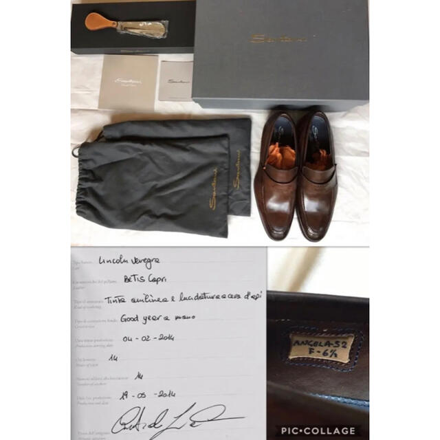 ブランドのギフト Santoni - シューズ レザー サントーニ Santoni