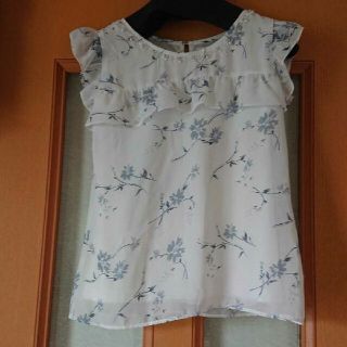 ミッシュマッシュ(MISCH MASCH)のMISCHMASCH ミッシュマッシュ 花柄フリルブラウス(シャツ/ブラウス(半袖/袖なし))